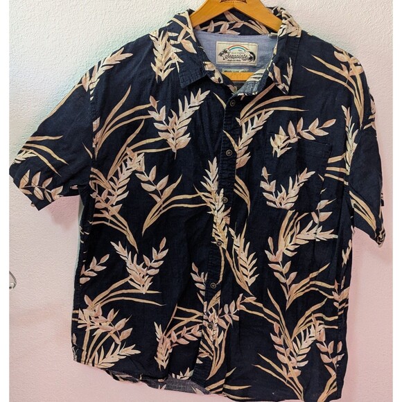 Seapointe Hawaiian Men's Size XL Graphic Button Down Shirt Hawaiian Shirt (259) - Picture 1 of 3